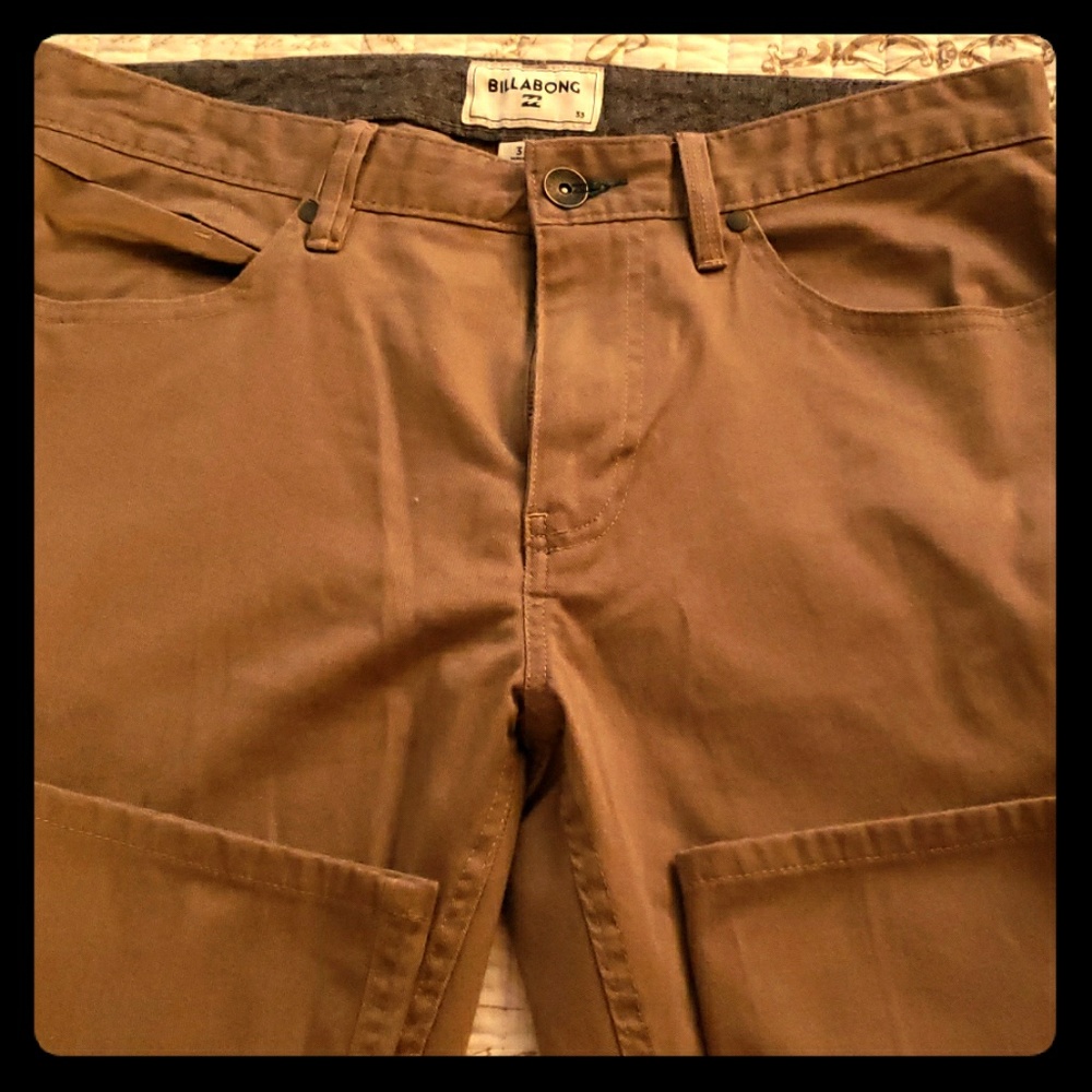 Billabong mens khaki pants